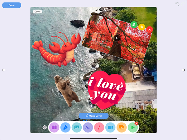 Recording voice narration in My Story app